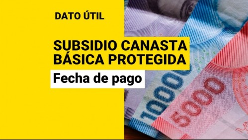 Subsidio Canasta Básica: ¿Cuál es la fecha de pago y qué familias lo reciben?