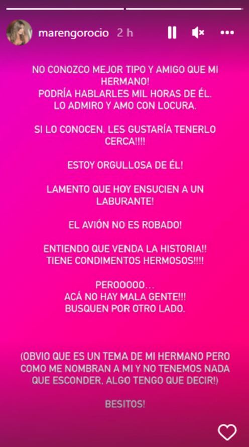 Historia de Rocío Marengo