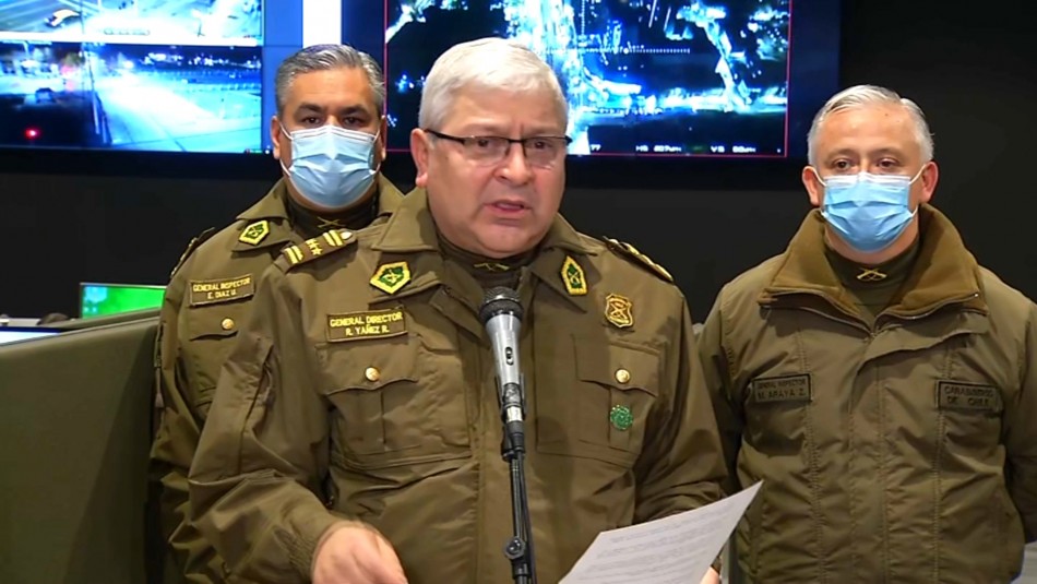 General director de Carabineros por asesinato de funcionario en PAC: General director de Carabineros por asesinato de funcionario en PAC: