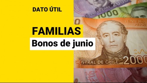 Bonos para la familia en junio: ¿Qué beneficios puede recibir mi hogar durante este mes?