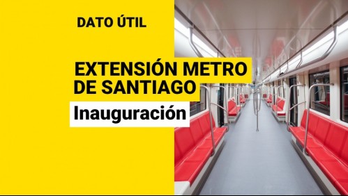 Extensiones del Metro de Santiago: ¿Cuáles serán las primeras en ser inauguradas?