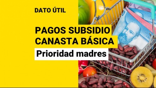 Subsidio Canasta Básica: ¿En qué casos las madres tienen preferencia para recibir el pago?