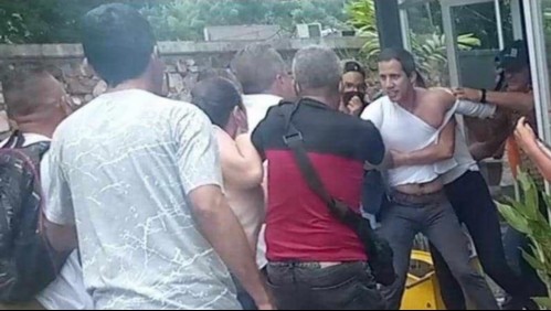 'Fue una emboscada': Juan Guaidó denuncia violenta agresión de grupos vinculados a Maduro