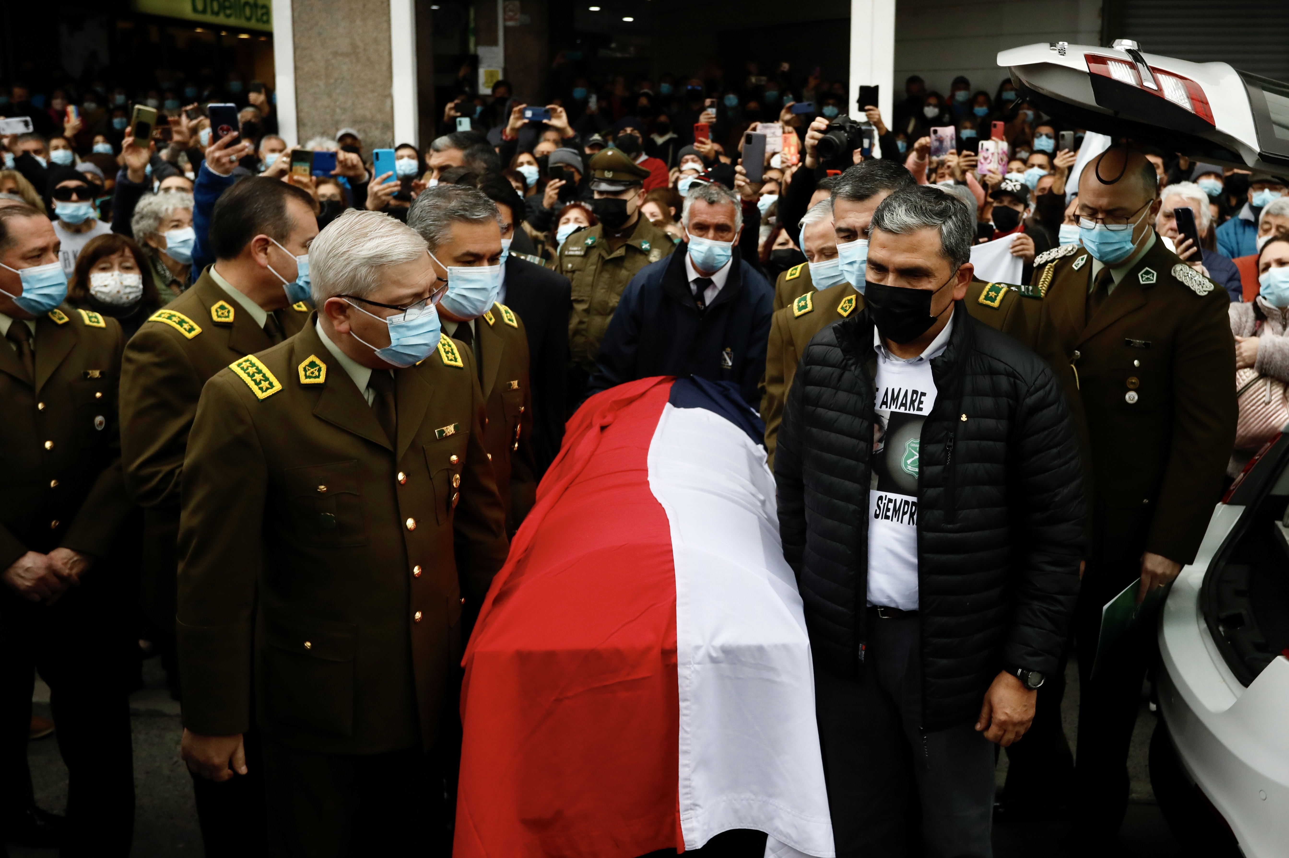Funeral del cabo David Florido en Quilpué.