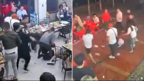 Video muestra brutal agresión a mujeres tras defenderse del acoso de un hombre en un restaurante