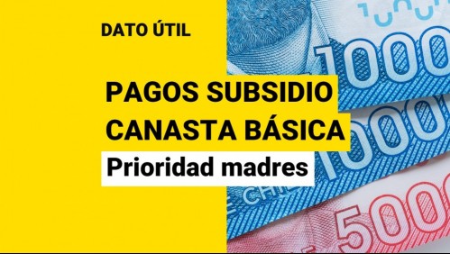 Subsidio Canasta Básica: Conoce en qué casos las madres reciben el pago de manera prioritaria