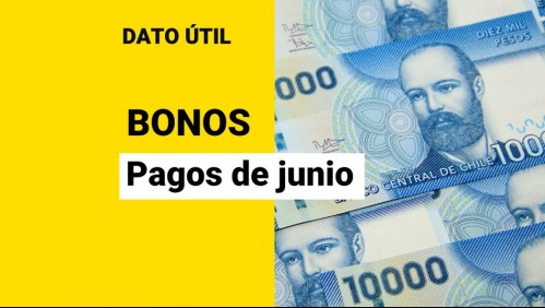 Bonos de junio: ¿Qué pagos se entregan este mes?