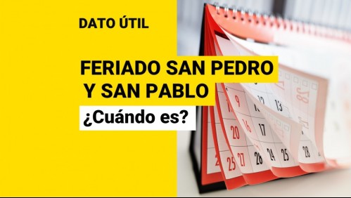 Feriado por San Pedro y San Pablo: ¿En qué fecha se celebra?