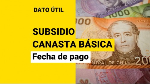 Subsidio Canasta Básica: ¿Cuándo se paga y quiénes lo reciben?