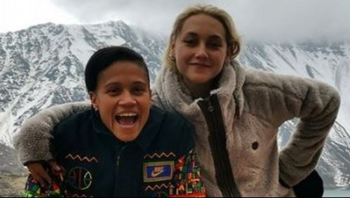 Periodista Grace Lazcano contrajo matrimonio con la futbolista Fernanda Pinilla