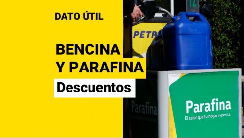 Descuentos en bencina y parafina: Revisa cómo acceder a estos beneficios