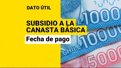 Fecha de pago del Subsidio Canasta Básica: ¿Cuándo recibo los montos?