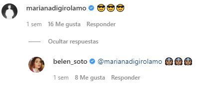 Comentarios de Mariana Di Girolamo y Belén Soto