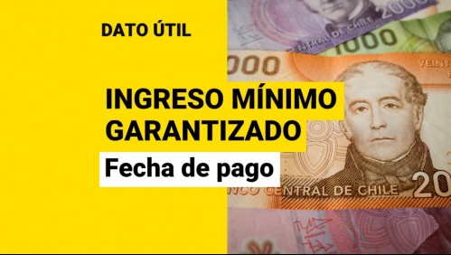 Ingreso Mínimo Garantizado: ¿Cuál es la fecha de pago?