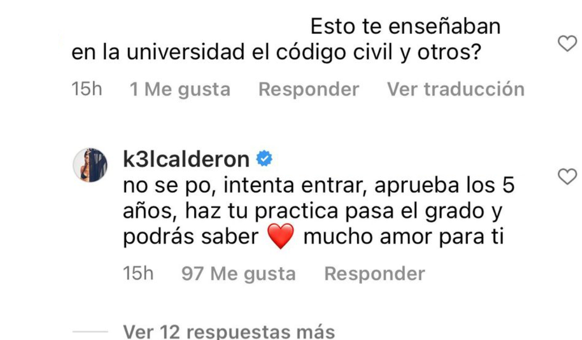 Comentario de Kel Calderón