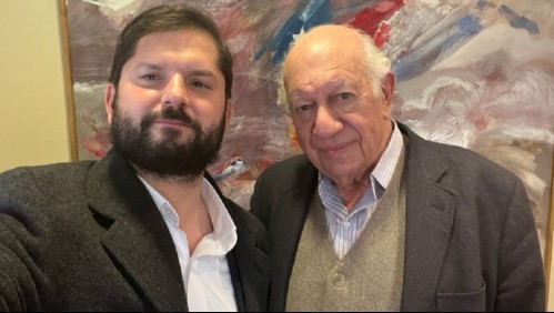 Presidente Boric y Ricardo Lagos sostuvieron reunión: 'Hace bien escuchar y aprender de quienes nos antecedieron'