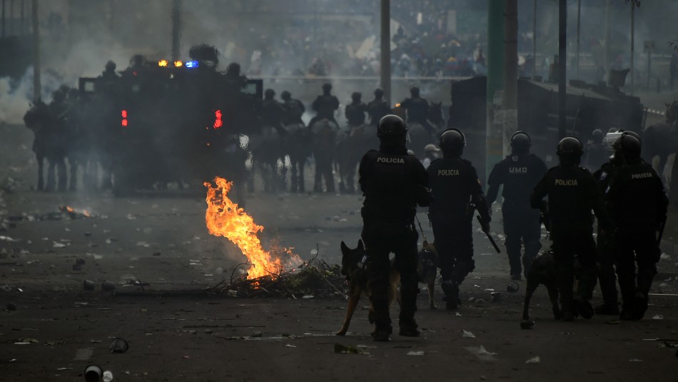 Nuevos choques con manifestantes en Ecuador: Presidente Lasso habla de intento golpista