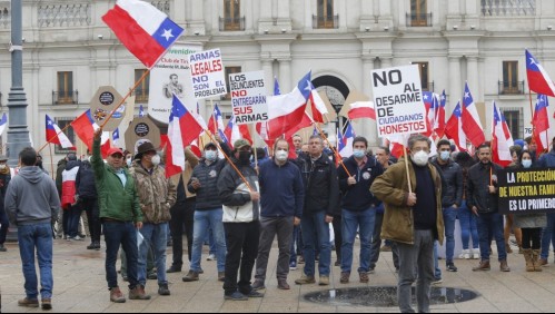 'No somos un fin para dar solución a la delincuencia': manifestantes reclaman contra restricción de tenencia de armas