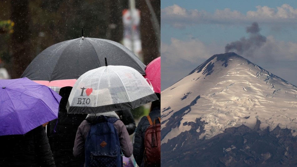 Onemi actualiza Alerta para dos regiones por eventos meteorológicos: También monitorea Alerta por actividad volcánica