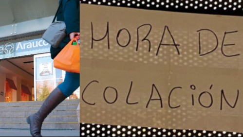 'No me trató mal, pero no fue la forma': cajera del cartel 'horario de colación' da su versión de los hechos