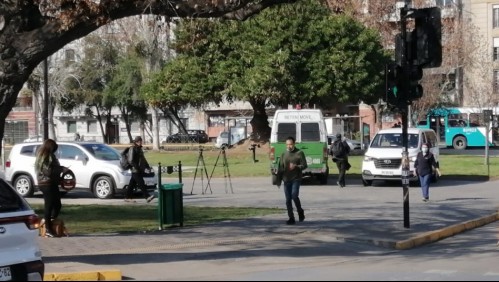 Procedimiento policial en Santiago dejó un saldo de 7 detenidos, 3 vehículos recuperados y una ciclista lesionada