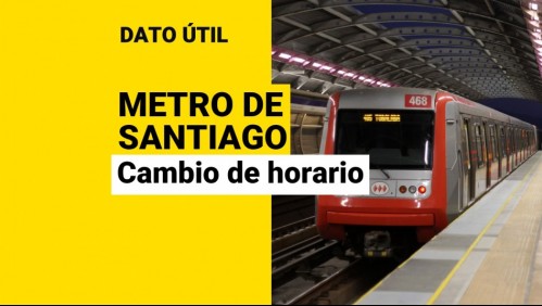 Metro cambia de horario los días sábado: ¿Cómo funcionará ahora?