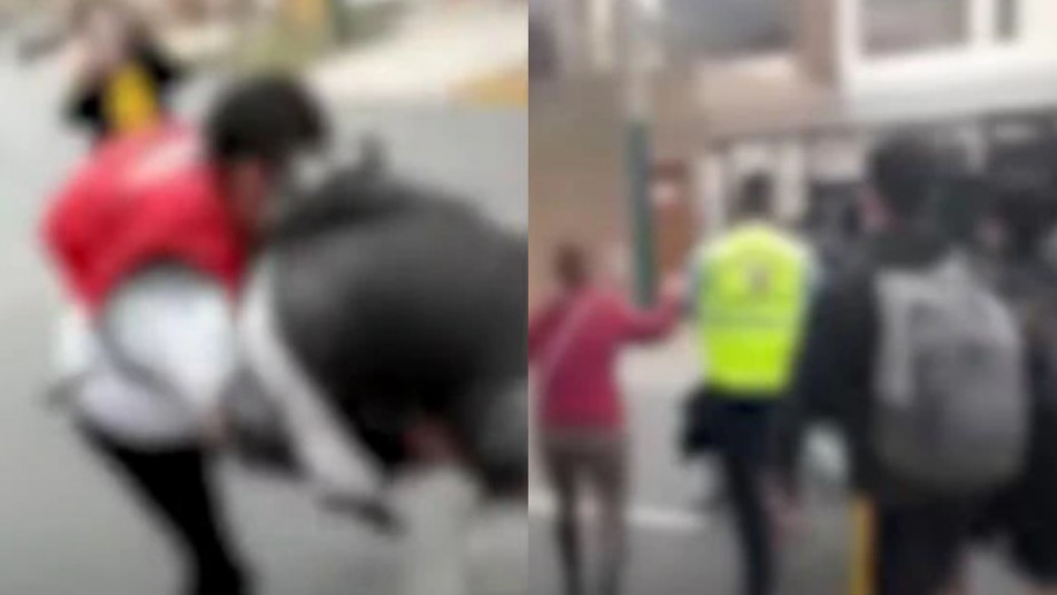 Un hombre golpea al alumno que le estaba haciendo bullying a su sobrino en Perú.