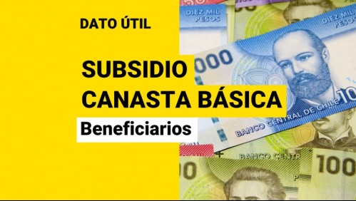 Subsidio Canasta Básica: ¿Cuándo se conocerá la próxima nómina de beneficiarios?