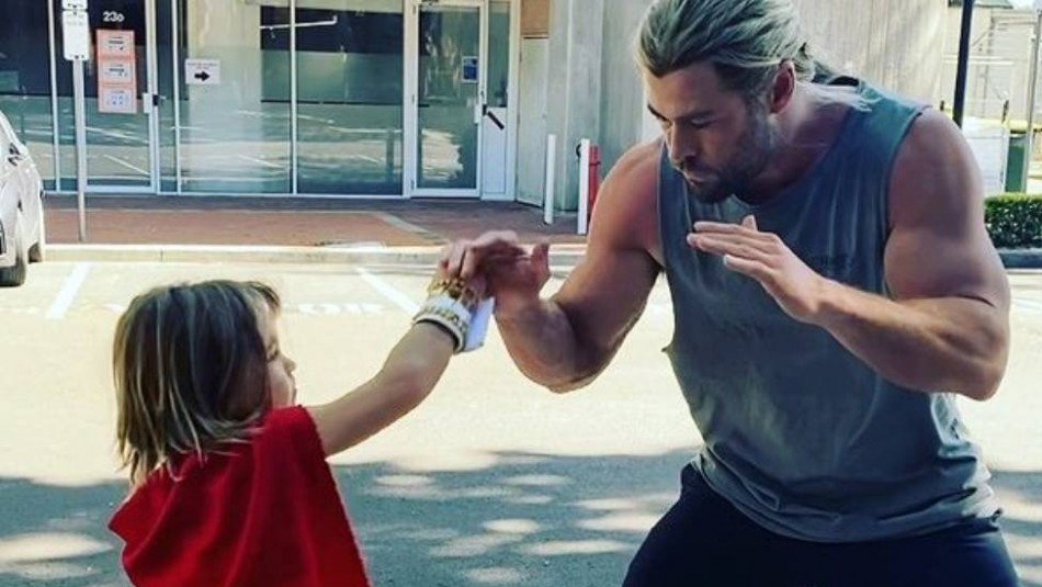 Los hijos de Thor se lucen en la alfombra roja junto a su padre: así de grandes están los niños de Chris Hemsworth