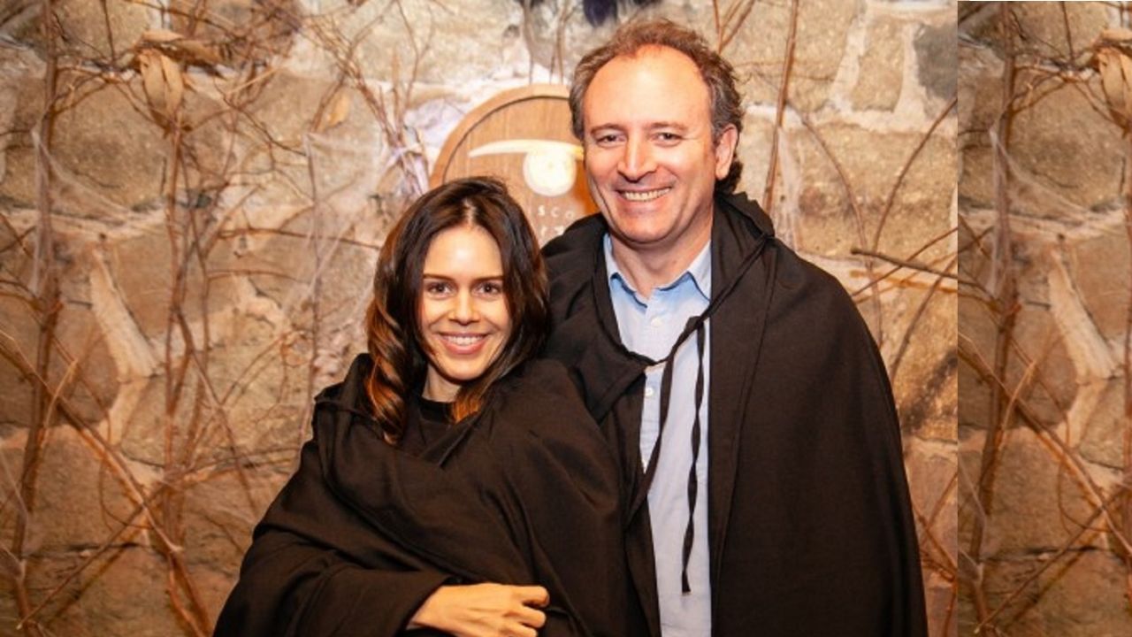 Carola Varleta y su marido Kabir Engel