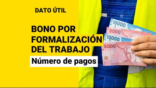Bono por Formalización del Trabajo: ¿Cuántas veces se paga el beneficio de $241 mil?