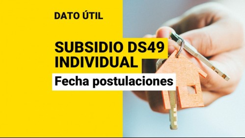 Subsidio DS49 sin crédito hipotecario: ¿Cuándo serían las postulaciones?