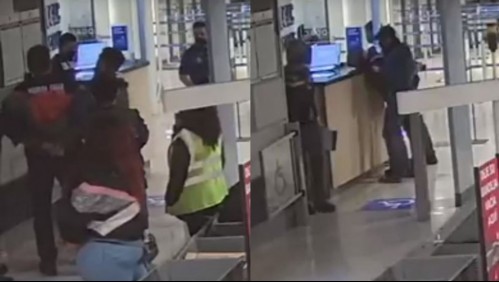 'Comportamiento agresivo y amenazante': video registra detención de Paul Vásquez en el aeropuerto