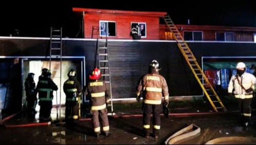 'Estaban durmiendo': tres personas mueren en violento incendio en una casa de Osorno
