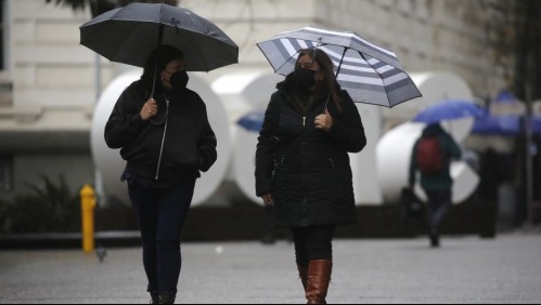 Lluvia en Santiago: horario en que precipitará este miércoles y avisan 'una lluvia importante' para el fin de semana