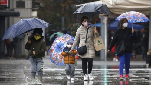 Lluvias en Santiago y regiones: Las consecuencias del fuerte sistema frontal