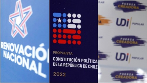 Partidos de Chile Vamos publican lista de 10 compromisos para mejorar actual Constitución si gana el 'Rechazo'