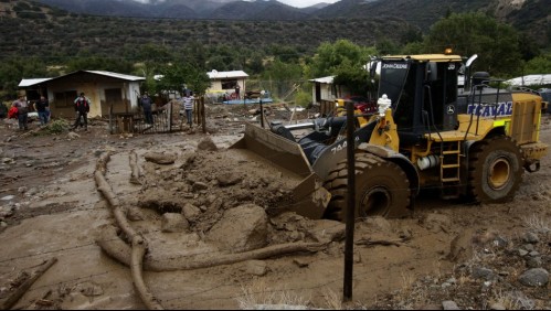 Onemi declara Alerta Amarilla para nueve comunas por posibles aluviones, derrumbes y nevadas