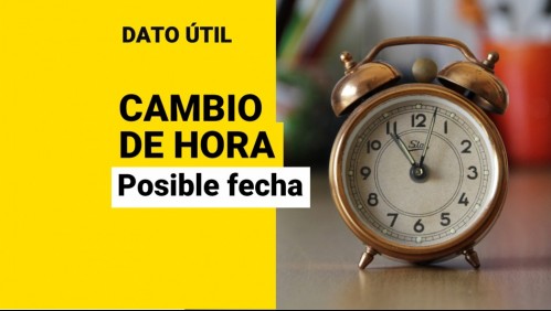Fin del horario de invierno: Esta fecha sería el cambio de hora en Chile