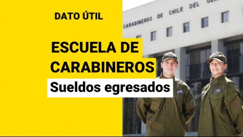 Escuela de Carabineros tiene postulaciones abiertas: Estos son los sueldos al egresar