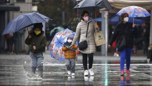 'Precipitaciones en corto periodo de tiempo': Meteorología emite aviso para tres regiones del país