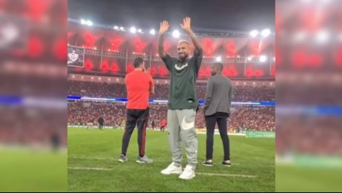 'Un sueño hecho realidad': Arturo Vidal es ovacionado por hinchas de Flamengo en el Maracaná