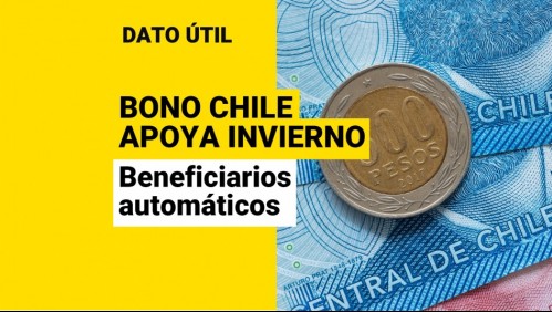 Bono Chile Apoya Invierno: ¿Qué familias serían beneficiarias automáticas de los $120 mil?