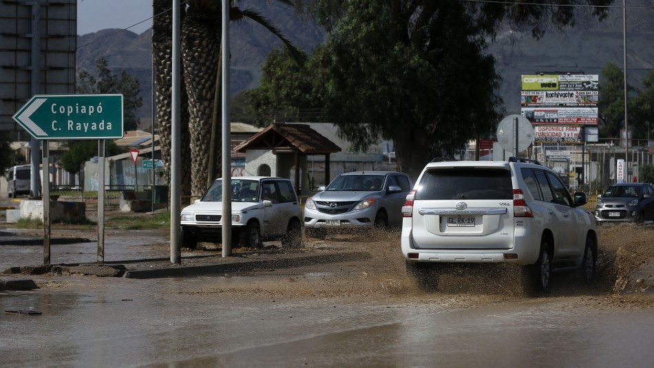 Emiten alerta por precipitaciones moderadas a fuertes en Atacama: se registrarían hasta 30 milímetros de lluvia