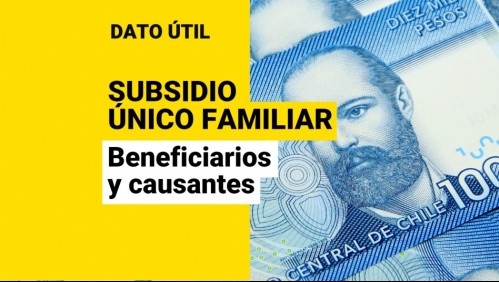 Subsidio Único Familiar: ¿Quiénes son los beneficiarios y los causantes del aporte?