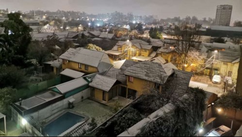 'Absolutamente inesperado': Jaime Leyton por nevazones en la región del Maule