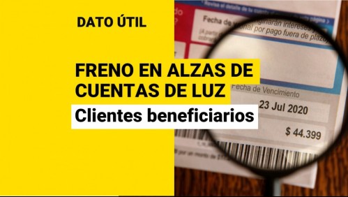 Aprueban proyecto para frenar alzas en cuentas de luz: ¿Qué clientes serán los beneficiarios?