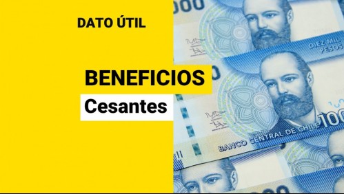 ¿Estás cesante? Conoce los beneficios que puedes recibir