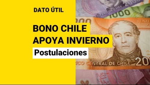 Bono Chile Apoya Invierno: ¿Quiénes podrían postular a los $120 mil y cómo se haría?