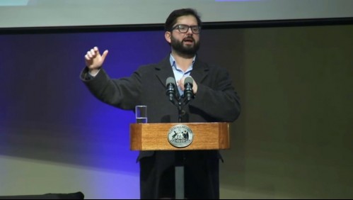 Boric: 'Chile tiene recursos, pero el chancho está mal pelado y tenemos que redistribuirlos de mejor manera'